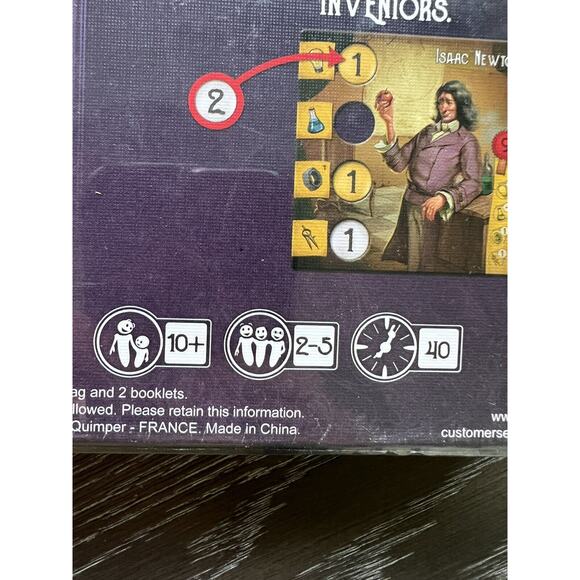 Legendary Inventors Board Game by Frederic Henry 2016 Bombyx, New and Sealed - Picture 5 of 8